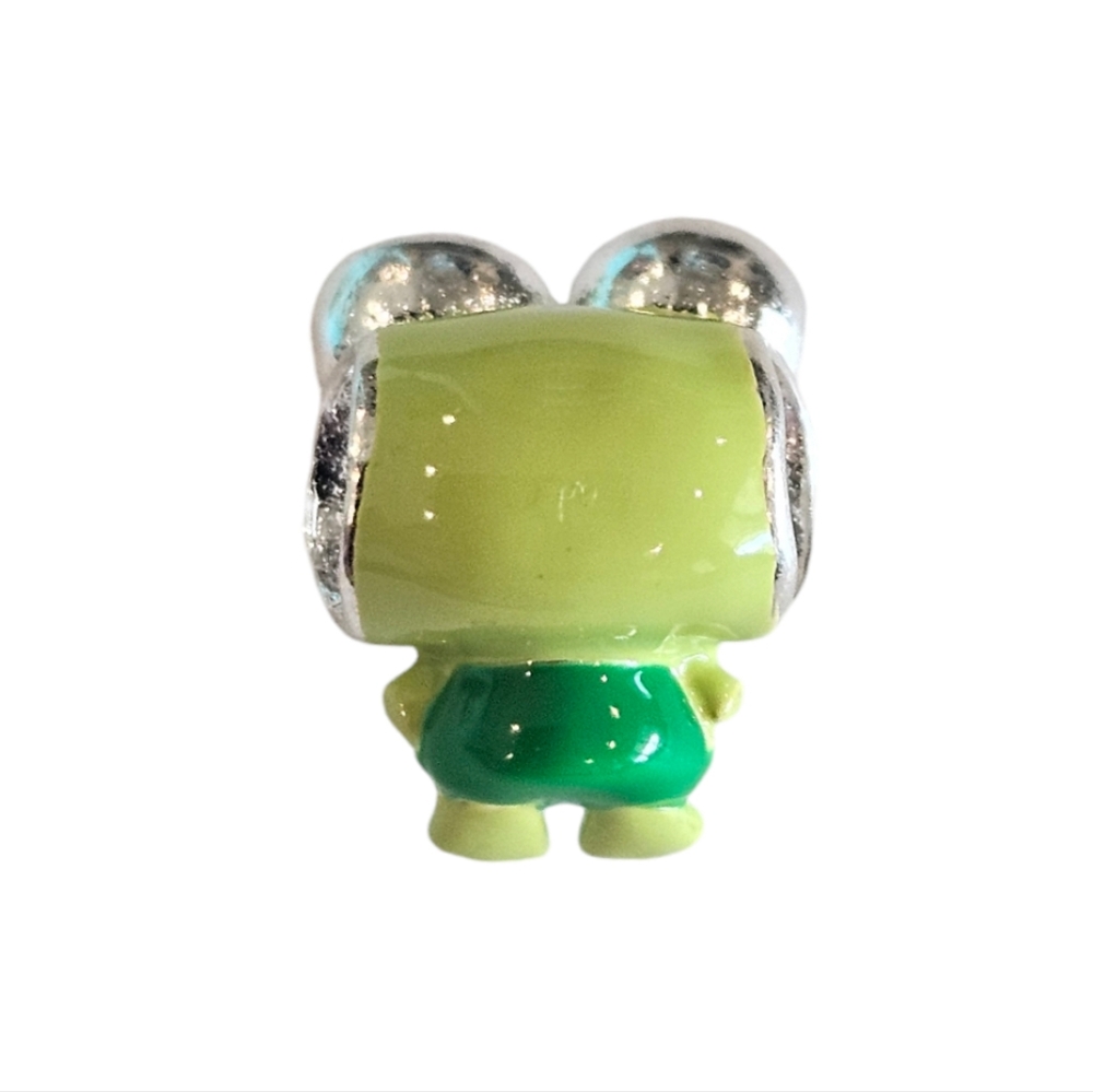 🎆LINX DISCONTINUED Silver Keroppi Hello Kitty Green Frog Bracelet Charm - Picture 3 of 6